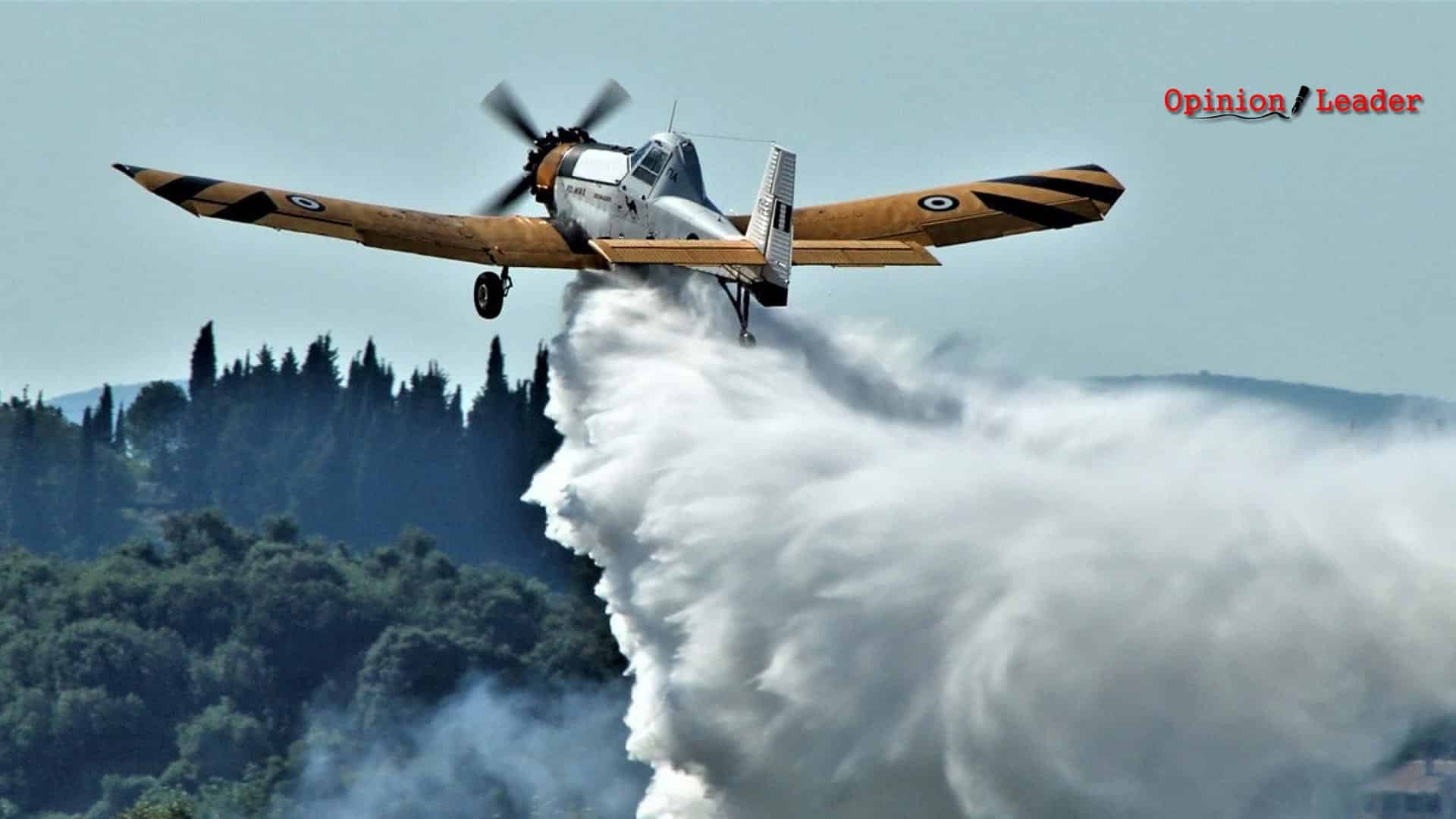 Φωτιά - πυροσβεστικό αεροπλάνο - Πετζετέλ
