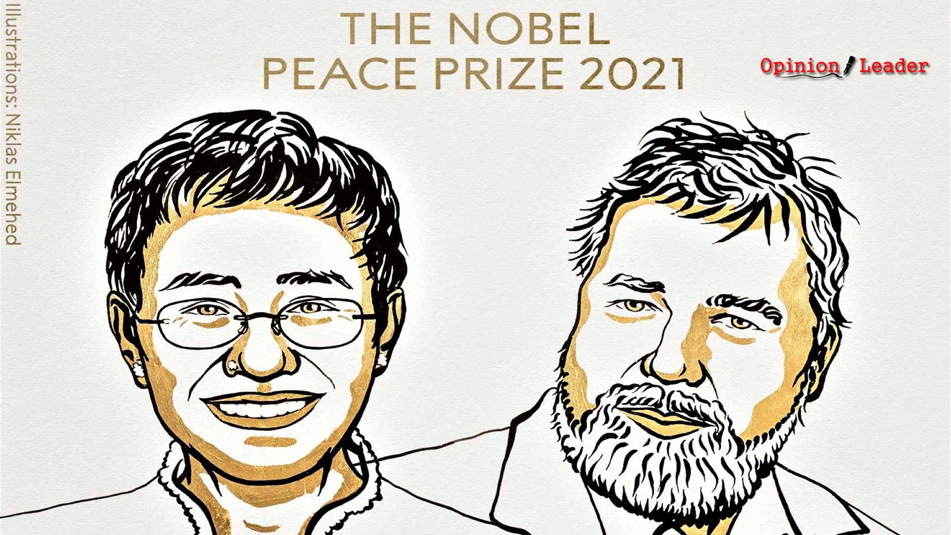 Νόμπελ Ειρήνης: Σε δυο δημοσιογράφους την Μαρία Ρέσα και τον Ντμίτρι Μουράτοφ