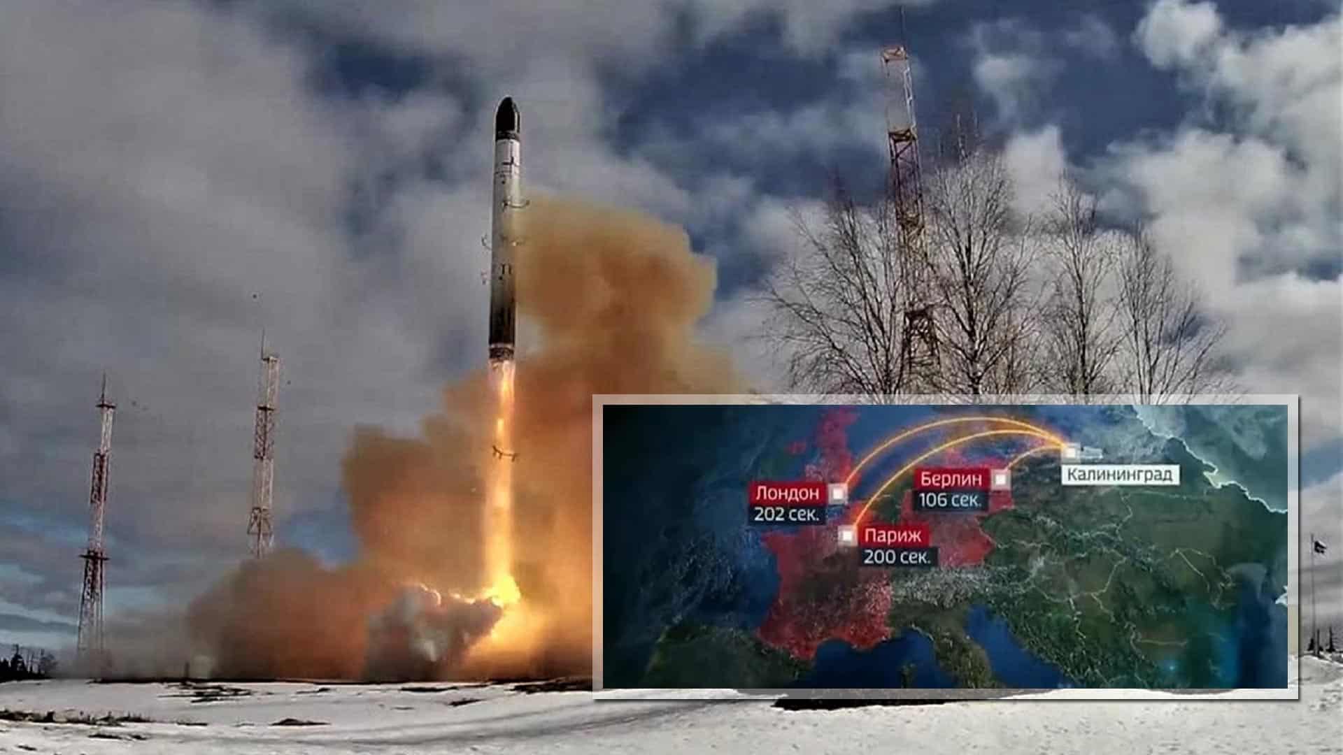 Ρωσία - πύραυλος Sarmat - πυρηνικά