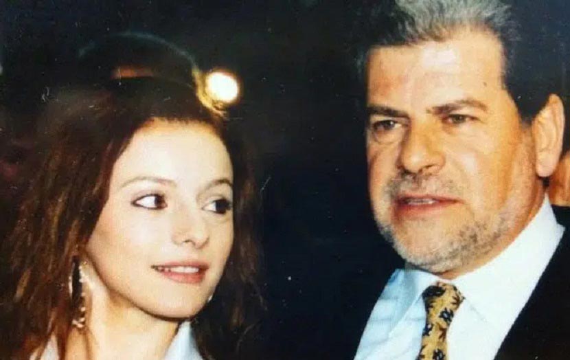 Η Μαρίτα Αγγελοπούλου με τον πατέρα της 