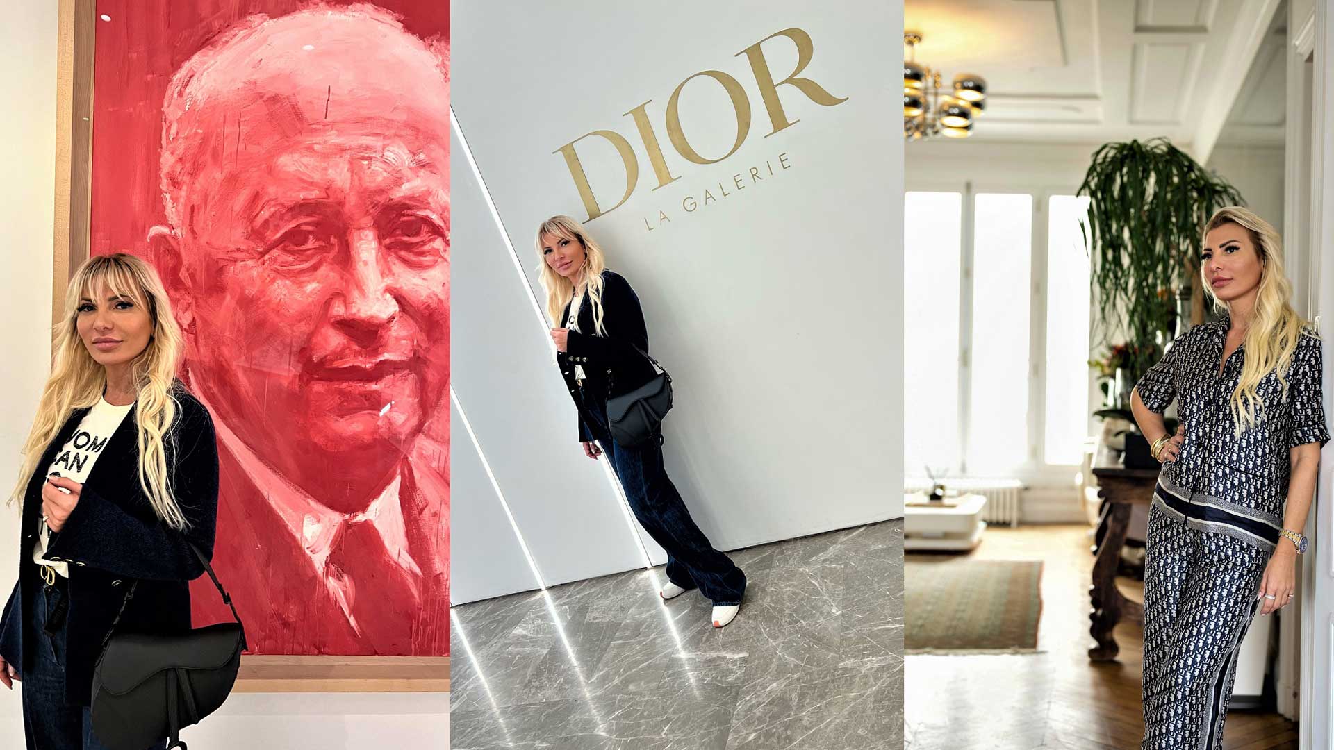 Αγγελική Τσάνη: Στο εμβληματικό μουσείο La Galerie de Dior στο Παρίσι