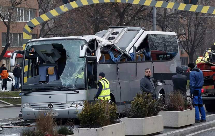 Ρουμανία - φονική σύγκρουση λεωφορείου