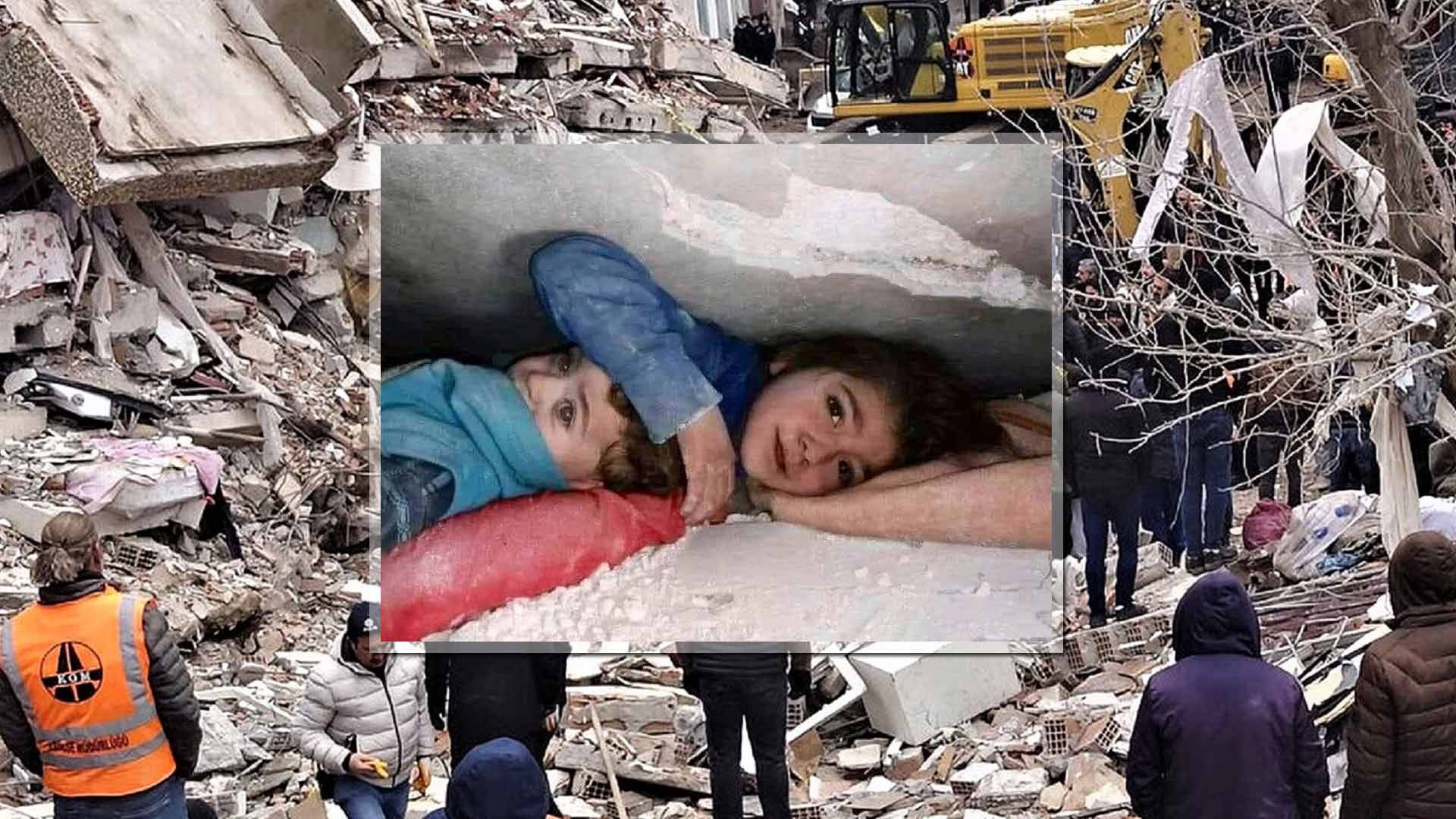 Σεισμός - Συρία: Εικόνα-«γροθιά» στο στομάχι - 7χρονη προστάτευε τον μικρό της αδερφό κάτω από τα χαλάσματα