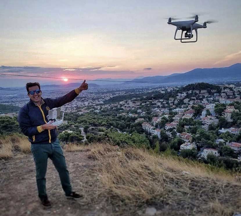 Τάκης Γιαννέτος και drone