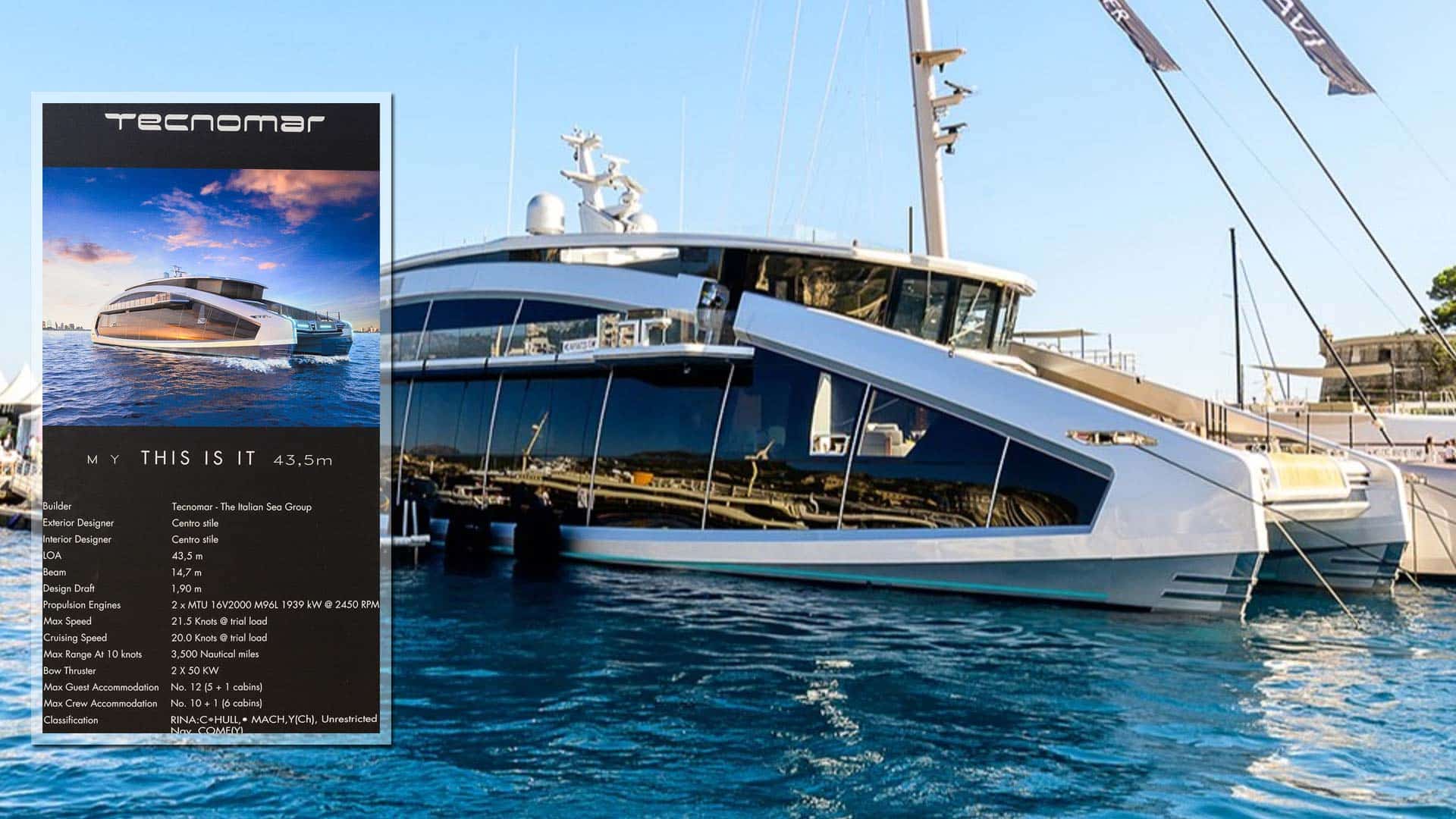 This is Ιt: Το φουτουριστικό γιοτ εντυπωσίασε στο Yacht Show του Μονακό