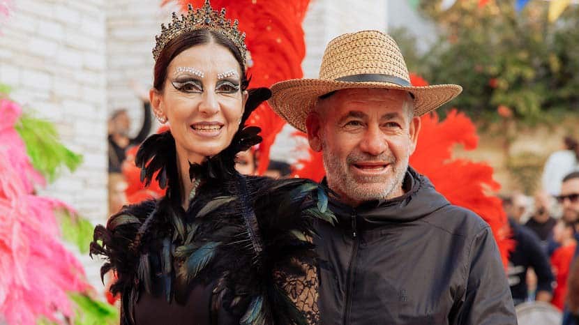  Ο CEO του Ομίλου Korantina Homes Γιώργος Ιωάννου μαζί με την Μαρίνα Στυλιανίδη