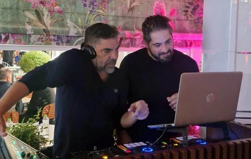 O Δημήτρης Μάλλιος σε ρόλο Dj