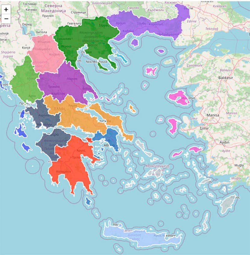 ΟΠΕΚΕΠΕ – χάρτης