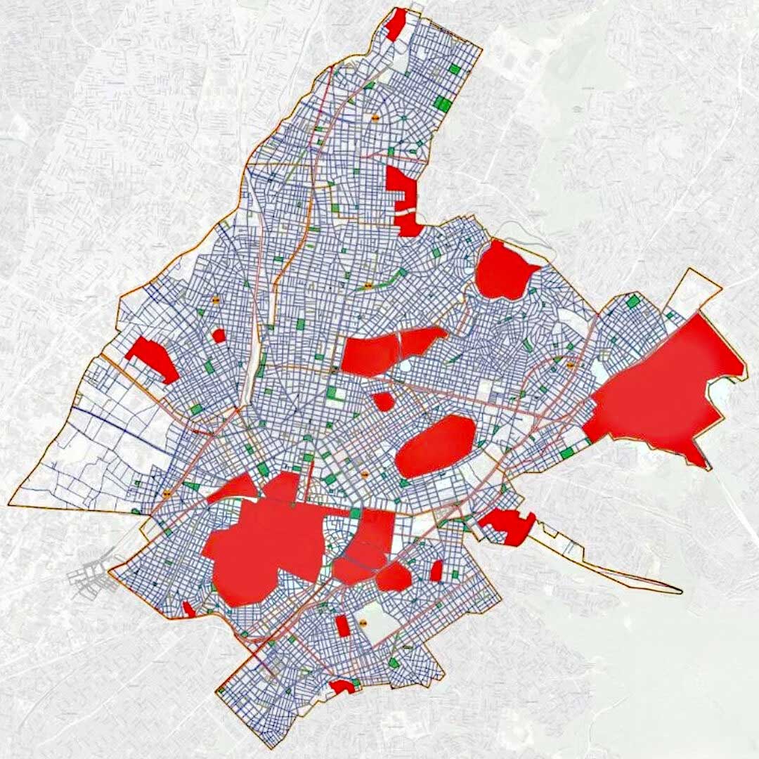 Χάρτης του Δήμου Αθηναίων