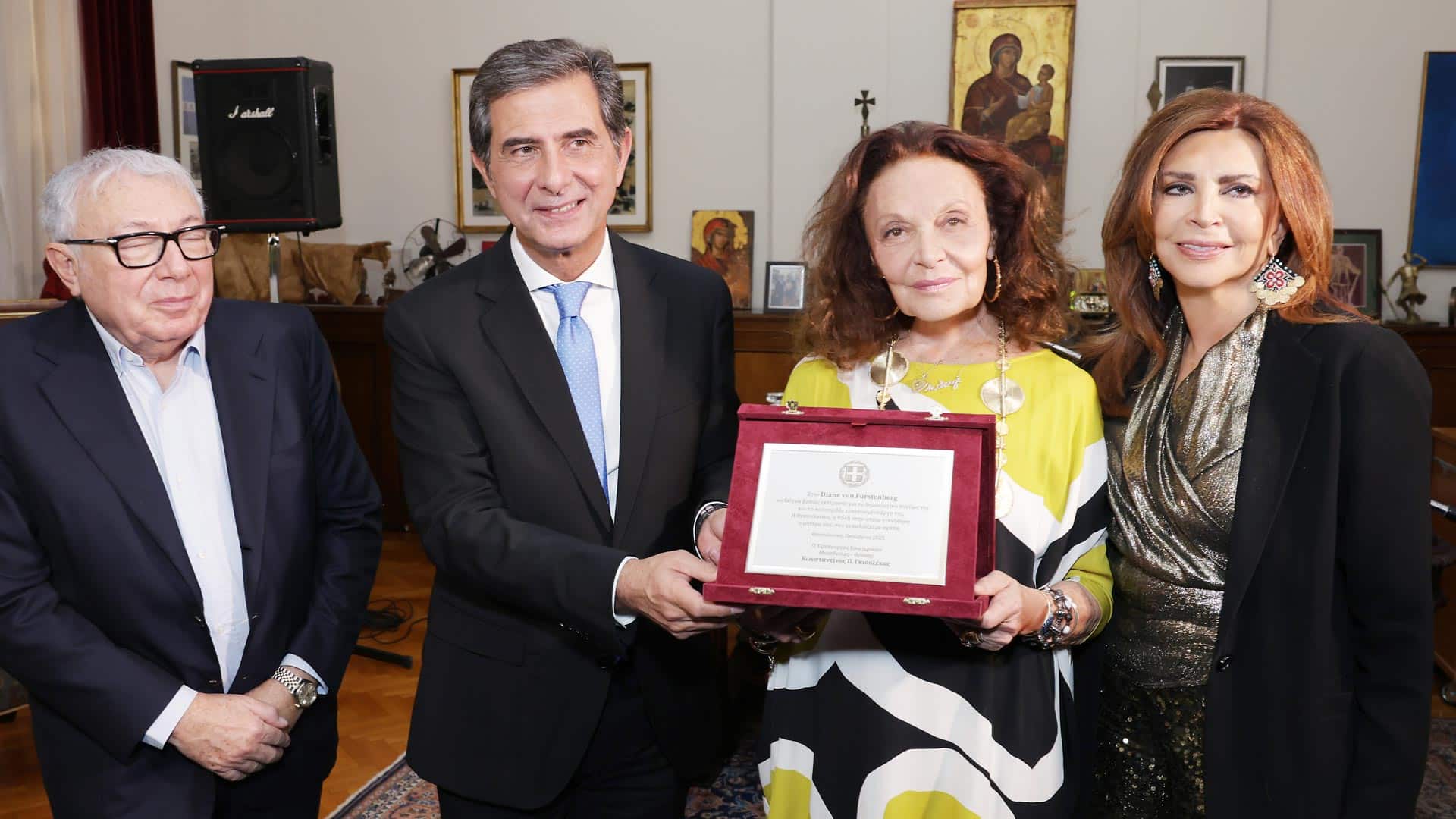 Diane von Fürstenberg: Η εμβληματική σχεδιάστρια τιμήθηκε στη Θεσσαλονίκη