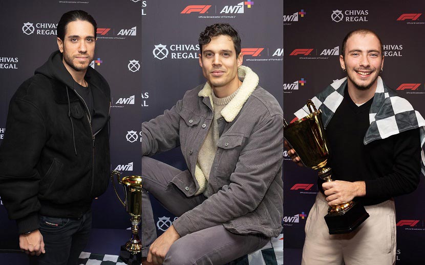 Δημήτρης Γιαννούλος (τραγουδιστής), Χρήστος Μπίρμπας (μοντέλο), Δημήτρης Δάρας (ηθοποιός)