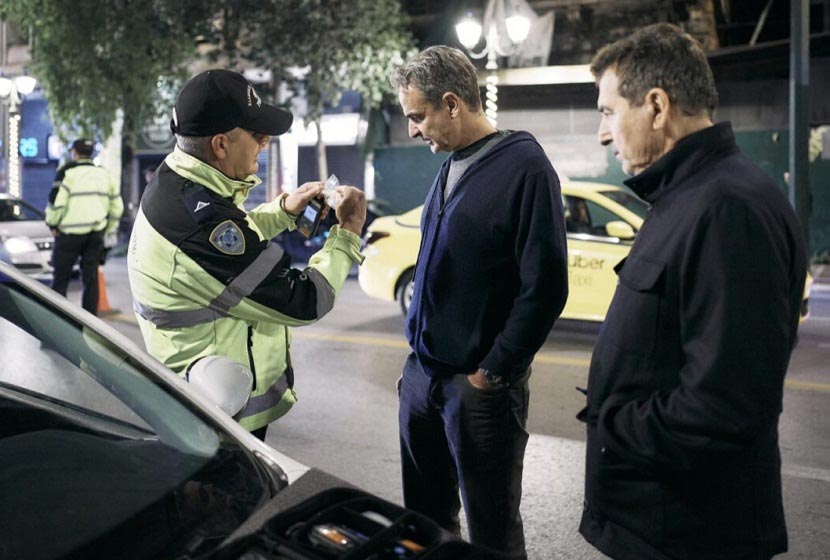 αλκοτέστ - μπλόκο Τροχαίας