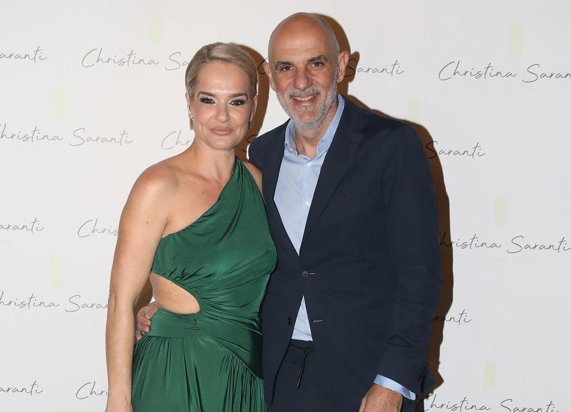 Η Χριστίνα Σαράντη μαζί με τον σύντροφο της Μάνο Πιτσιδιανάκη