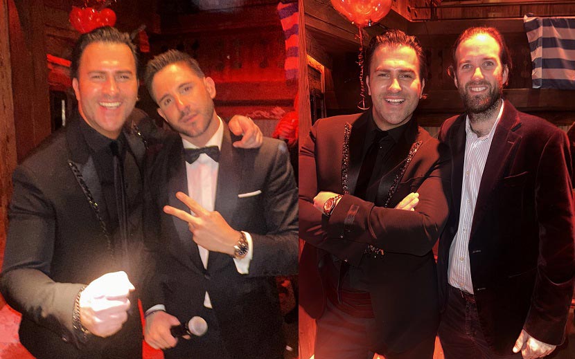 Ο Γιάννης Βασιλειάδης με την Γιώργο Λιβάνη και τον Αλέξανδρο Τσαβλίρη