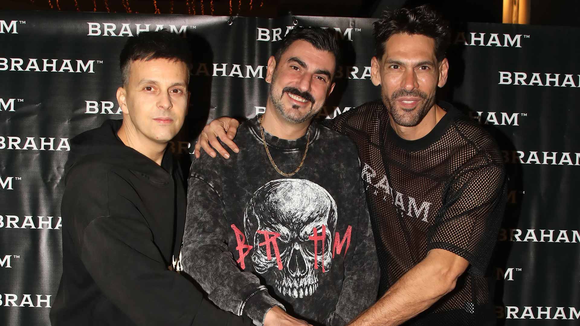 Η ομάδα του «BRAHAM» που αποτελείται απο τον Founder Φώτη Παπαγεωργίου, τον Designer Δημήτρη Σεμπεκόπουλο και τον Ambassador Γιάννη Σπαλιάρα