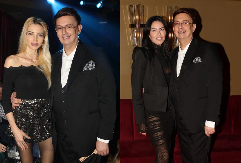 Ο Γιάννης Καζανίδης με την Ιωάννα Δράγνη και την Μαρία Περδικέα 