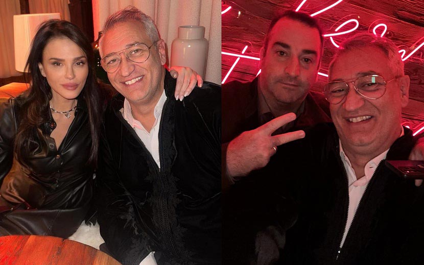Ο Γιώργος Ντάβλας με την Σήλια Κριθαριώτη και τον Χάρη Βαφειά
