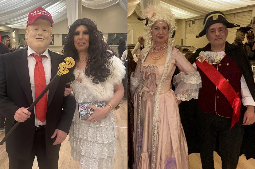 Ο Ανέστης και Ειρήνη Νικολέλη ως Donald Trump & Kimberly Guilfoyle - Ντενίζ Ελευθερίου, Παντελής Σκαρδέλης