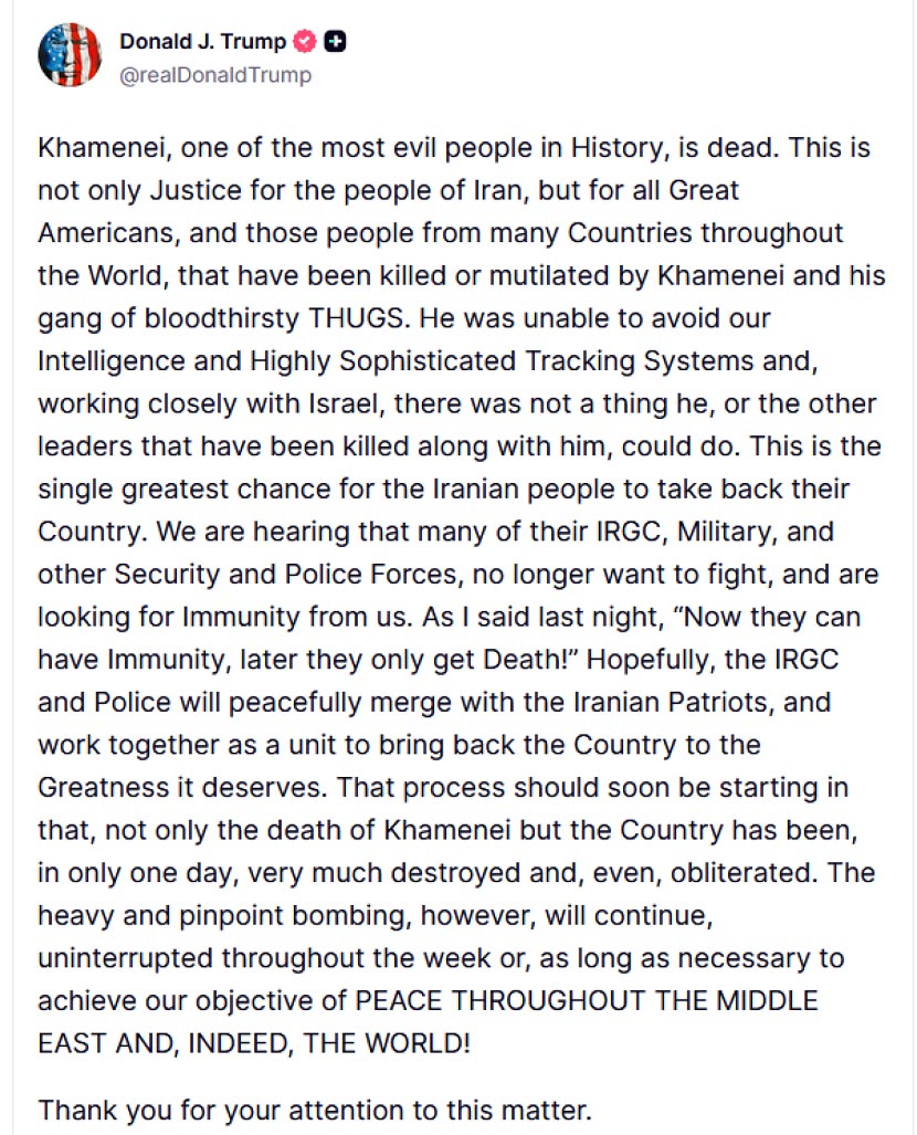 Ντόναλντ Τραμπ - Truth Social