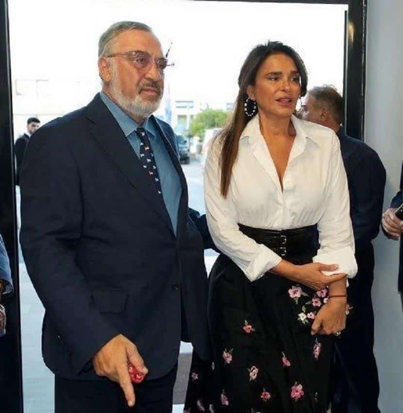 Ο Δρ Νίκος Π. Τσάκος με τη σύζυγός του κα Σήλια Κριθαριώτη